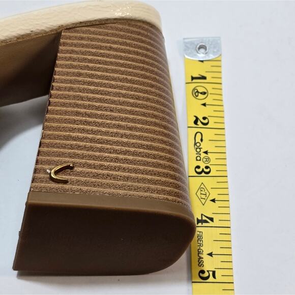 Sam Edelman Circus Chunky Platform 70s Heeled White Clogs New - Picture 8 of 9